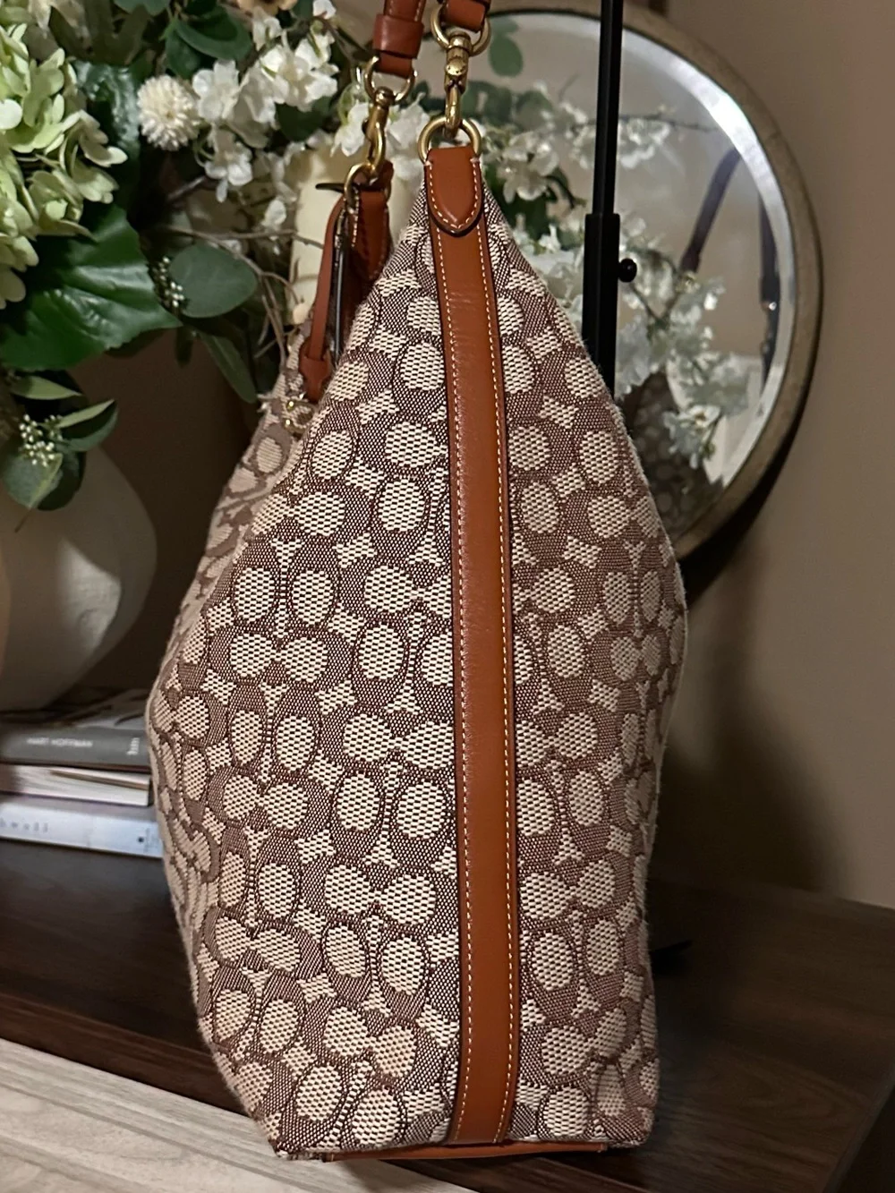 COACH Juliet Shoulder Bag 38 In Signature Textile Jacquard